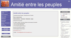 Desktop Screenshot of amitie-entre-les-peuples.org